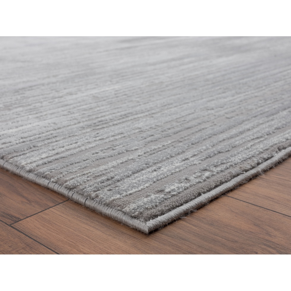 buzzing gray area rug  x    