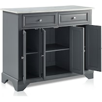 byrde gray kitchen island   