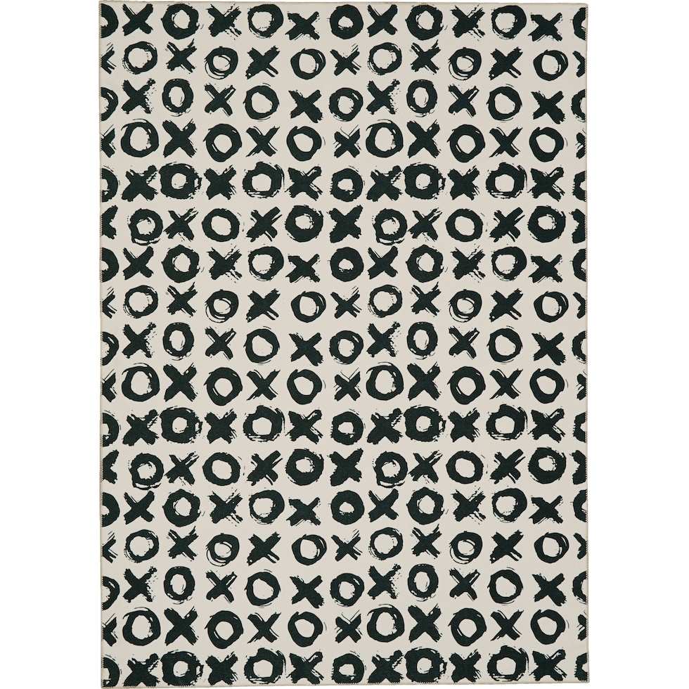 byron black area rug  x    