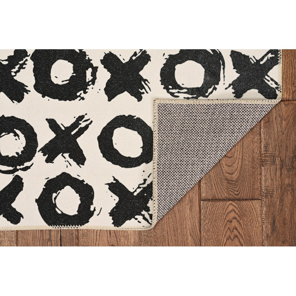 byron black area rug  x    