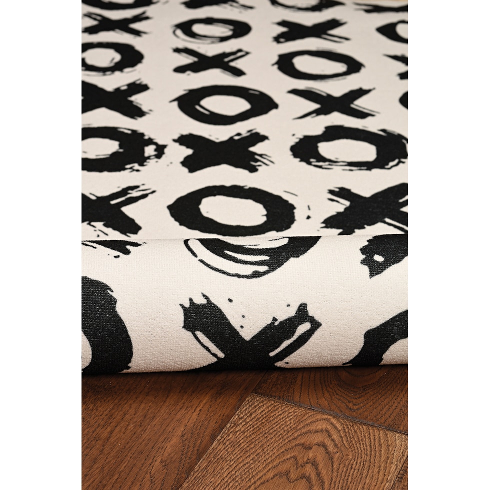 byron black area rug  x    