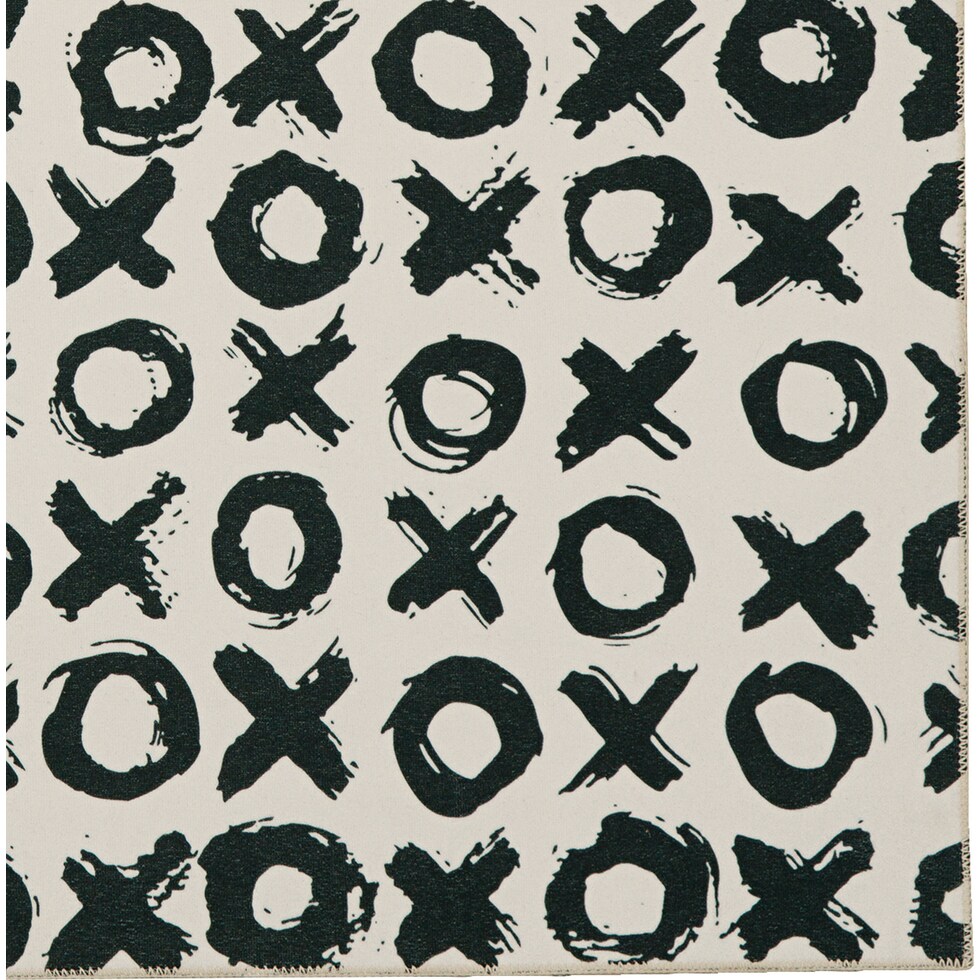 byron black area rug  x    