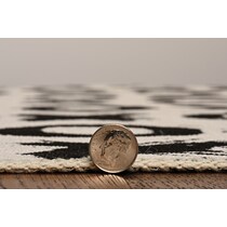 byron black area rug  x    