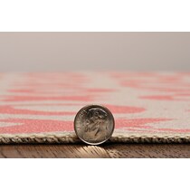 byron pink area rug  x    