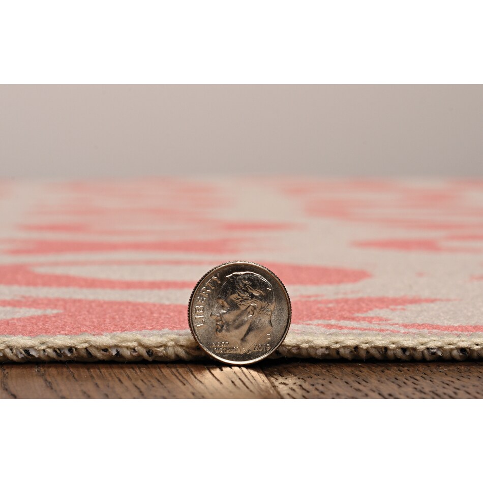 byron pink area rug  x    