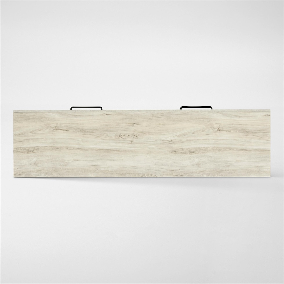 cabin white dresser and mirror   