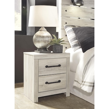 Signature Design by Ashley Cabin 2-Drawer Nightstand with USB Charging