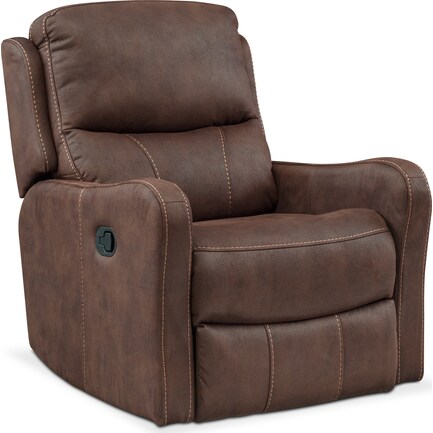 Cabo Manual Glider Recliner - Brown