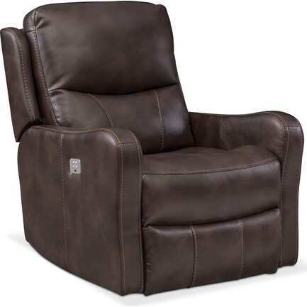 Cabo Dual-Power Recliner - Chocolate