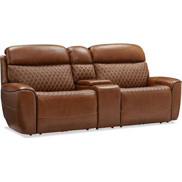 Cabrera Dual-Power Loveseat With Console