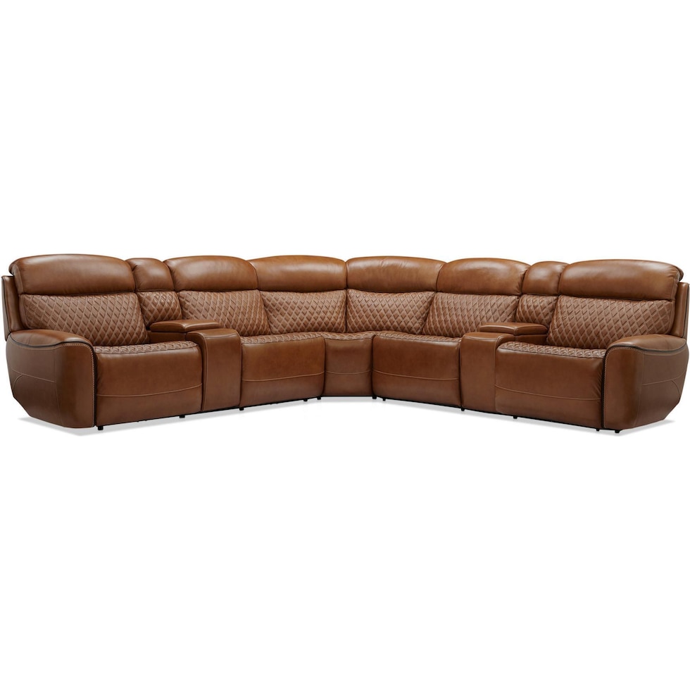 cabrera brown sectional   