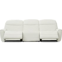 cabrera white power reclining sofa   