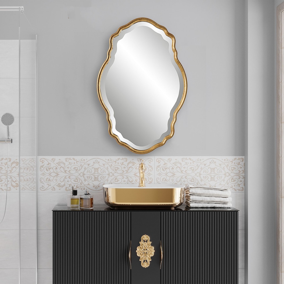 cabrini gold mirror   