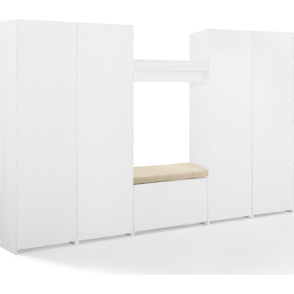 caddie white  pc entryway set   