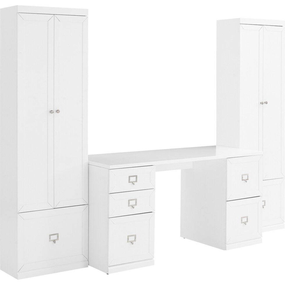 caddie white desk   