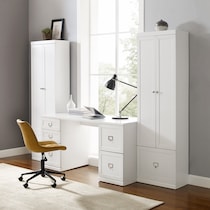 caddie white desk   