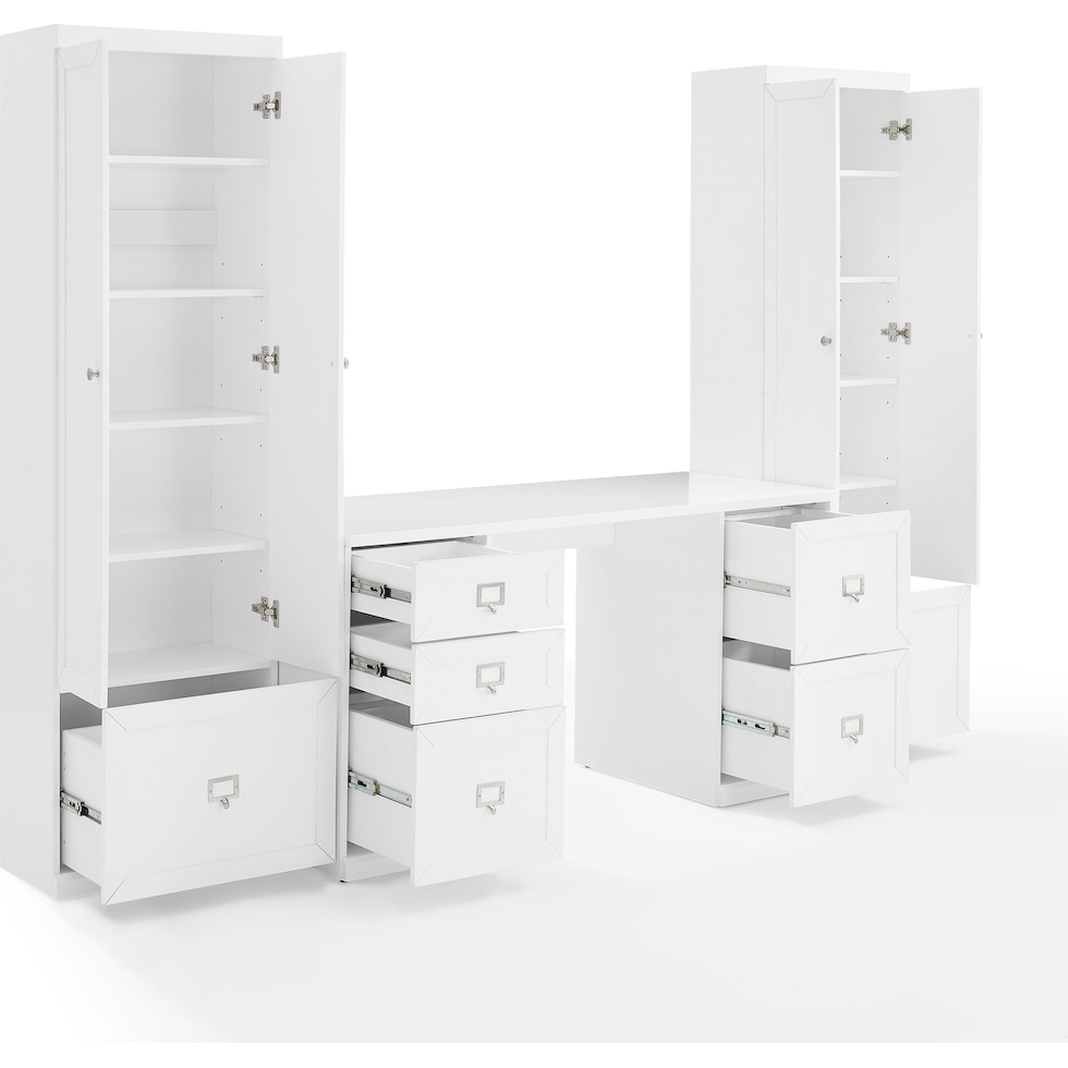 caddie white desk   