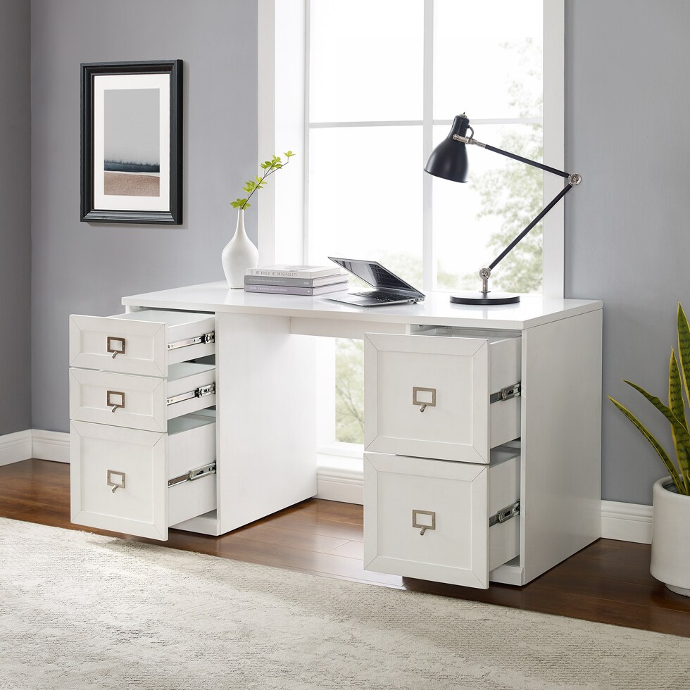 caddie white file cabinet   