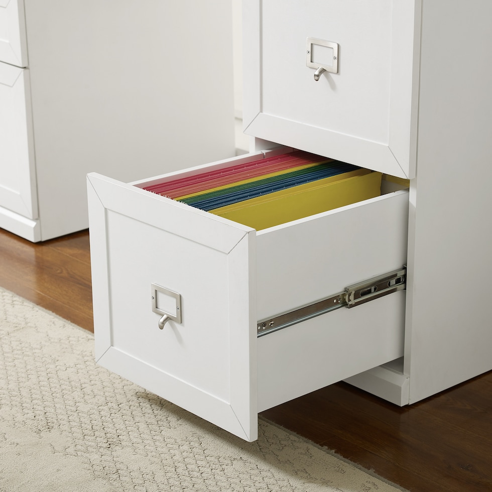 caddie white file cabinet   