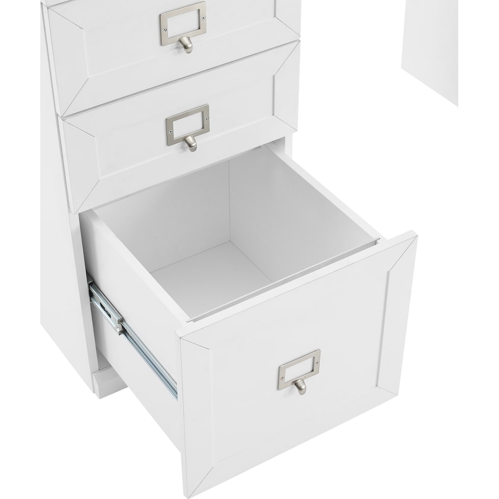 caddie white file cabinet   