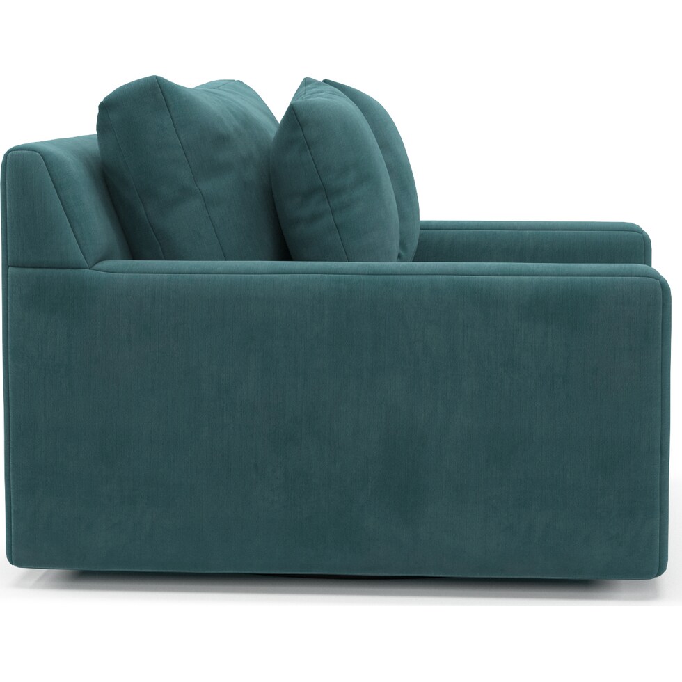 cade bella peacock swivel chair   