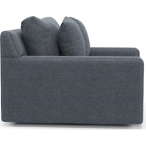 cade blue swivel chair   