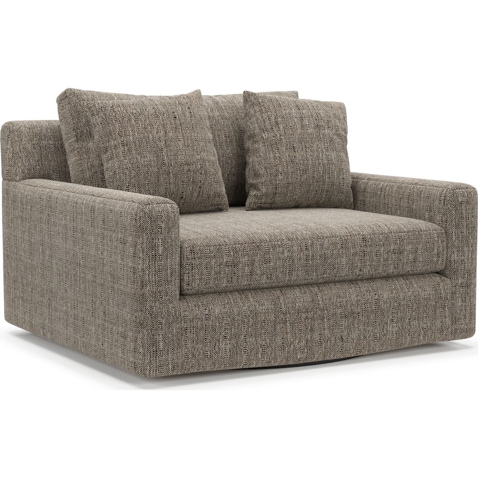 cade gray swivel chair   