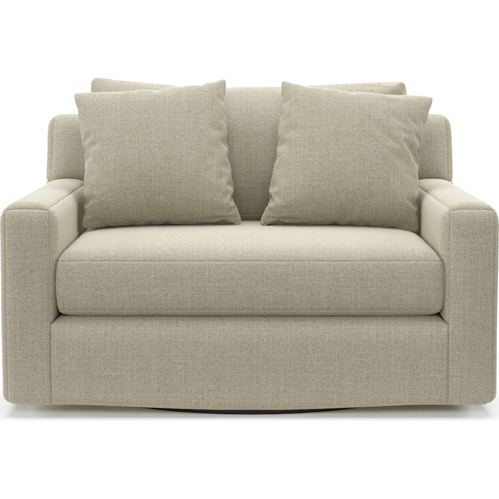 cade gray swivel chair   