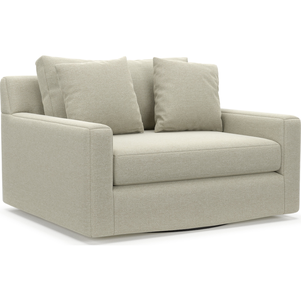 cade gray swivel chair   