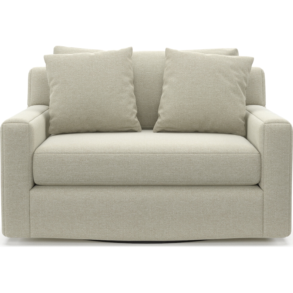 cade gray swivel chair   