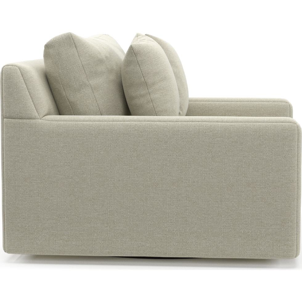 cade gray swivel chair   