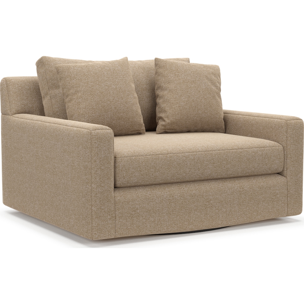 cade gray swivel chair   