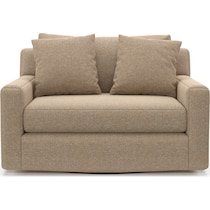 cade gray swivel chair   