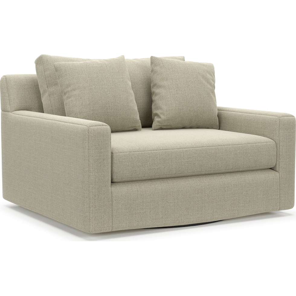 cade gray swivel chair   