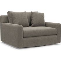 cade gray swivel chair   