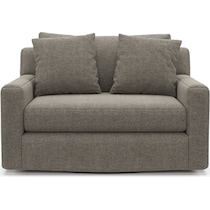 cade gray swivel chair   