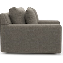 cade gray swivel chair   