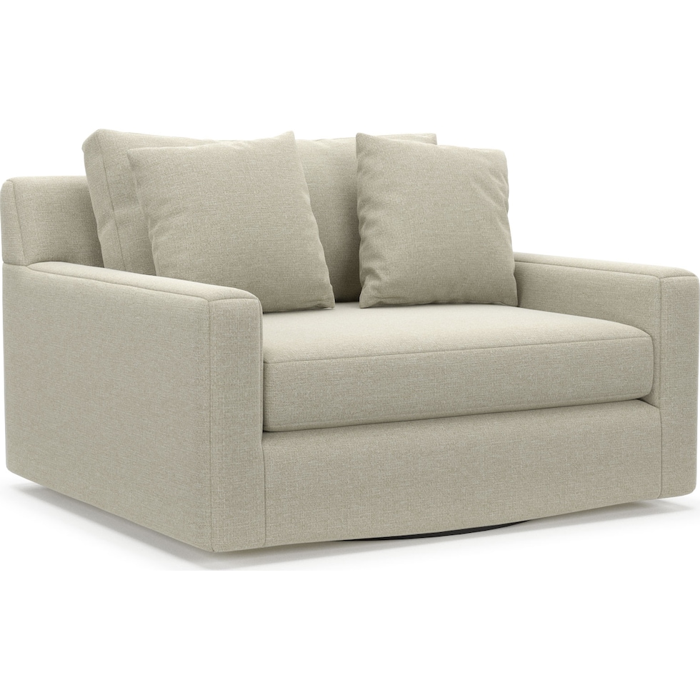 cade gray swivel chair   