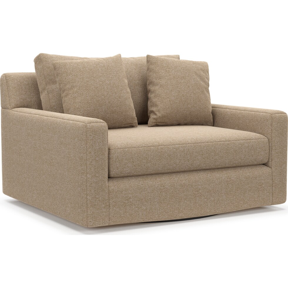 cade gray swivel chair   
