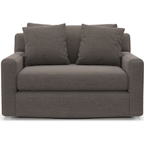 cade gray swivel chair   