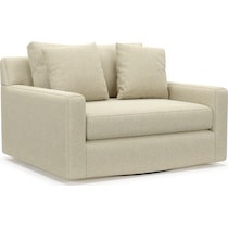 cade light brown swivel chair   