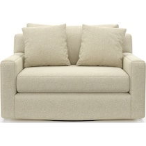 cade light brown swivel chair   