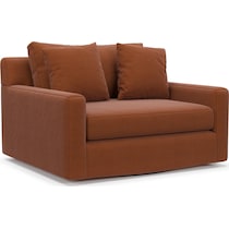 cade orange accent chair   
