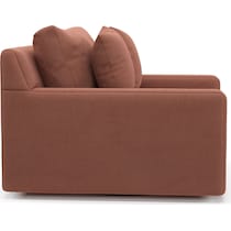 cade pink swivel chair   