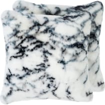 caesar white blue  pc accent pillows   