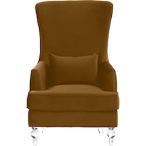 cairo dark brown accent chair   