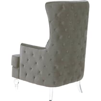 cairo gray accent chair   