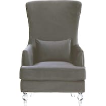 cairo gray accent chair   