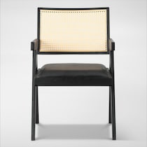 caitlin black dining chair   