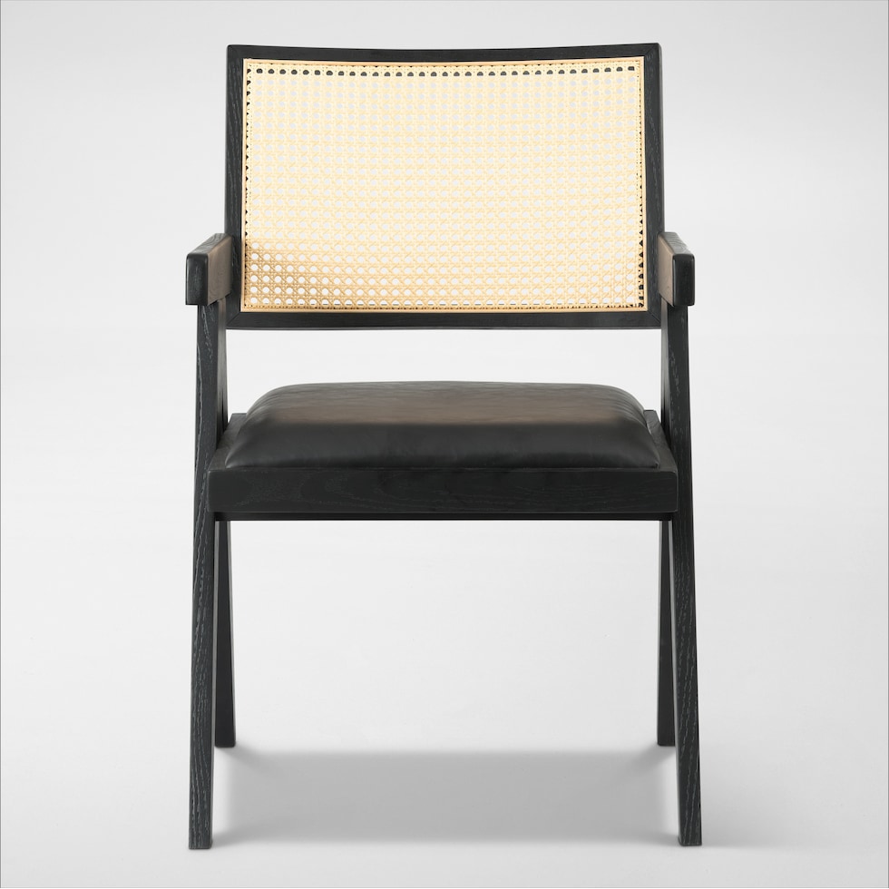 caitlin black dining chair   